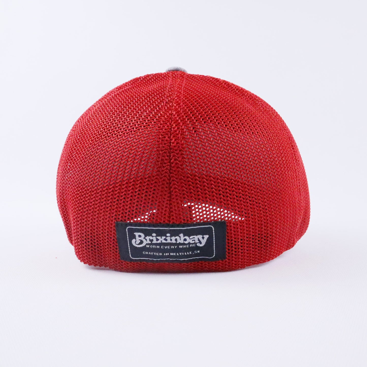 SUNSET Heather 6 Panel Grey/ Red