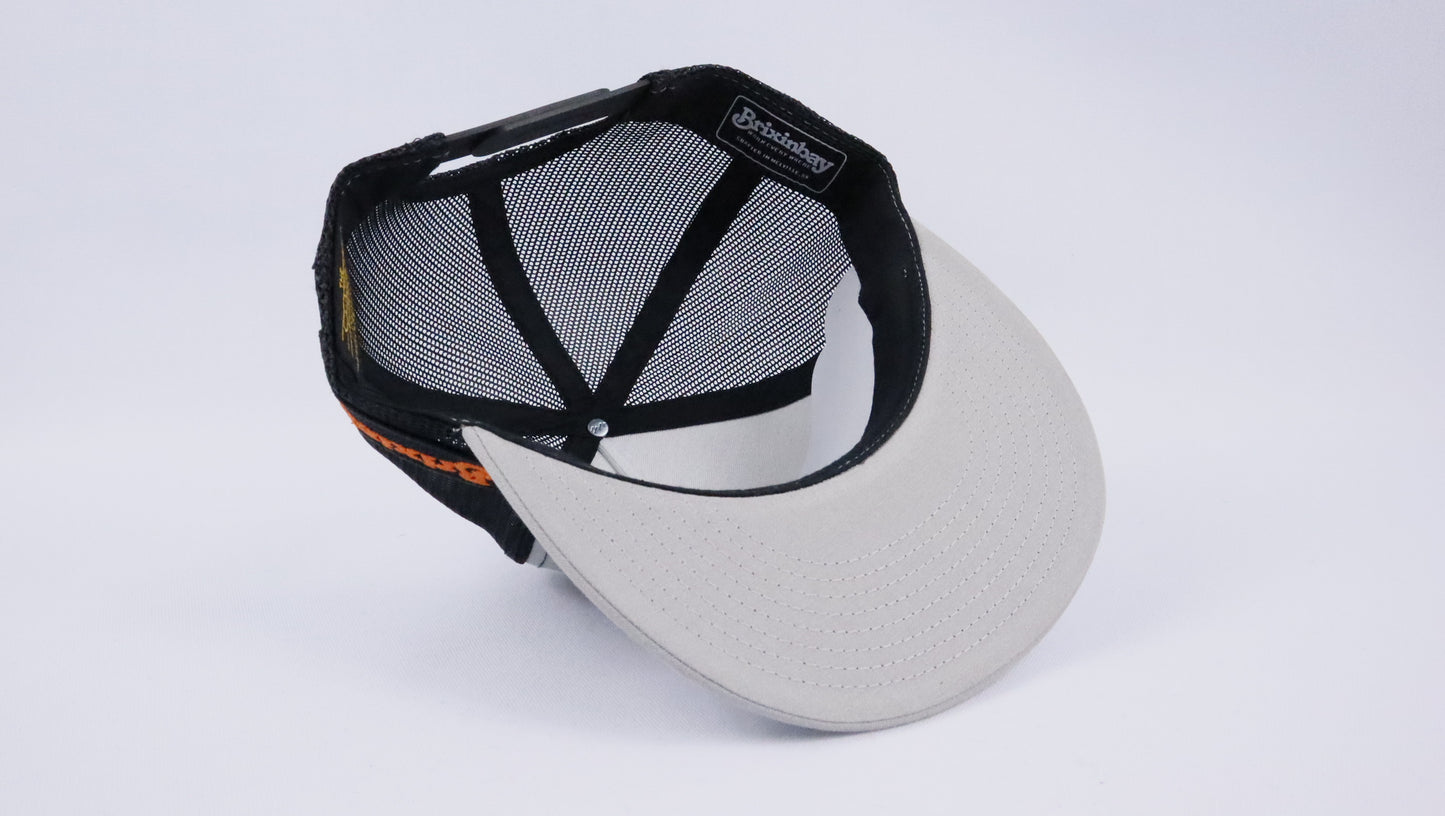 Catchin' Fish Silver Grey/ Black 5 Panel