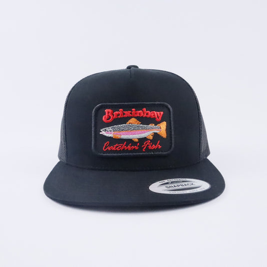 Catchin' Fish Black/ Black 5 Panel