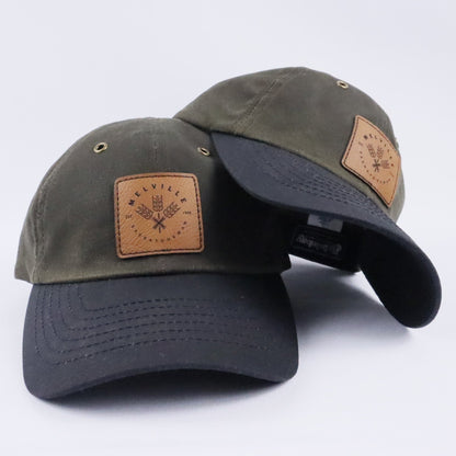 Melville Waxed Cotton Oilskin Contour Cap