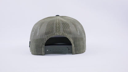 Catchin' Fish Camo/ Loden 7 Panel